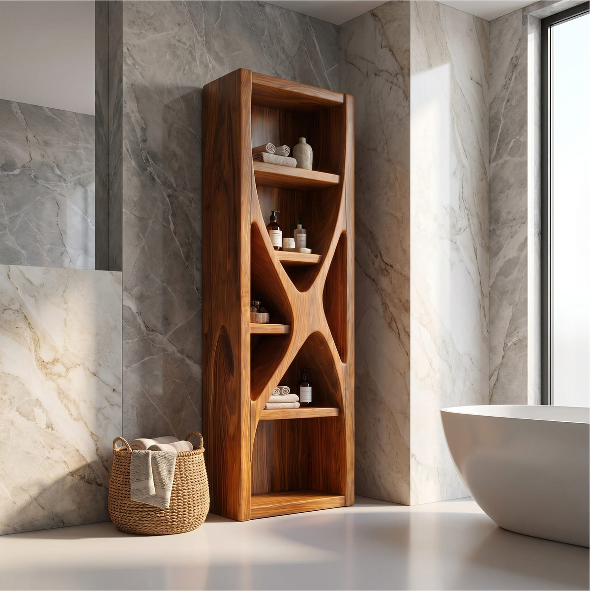 Storage Structure Bath Shelf