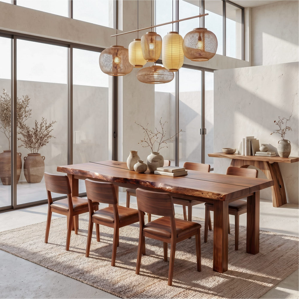 Double Mid Century Dining Table