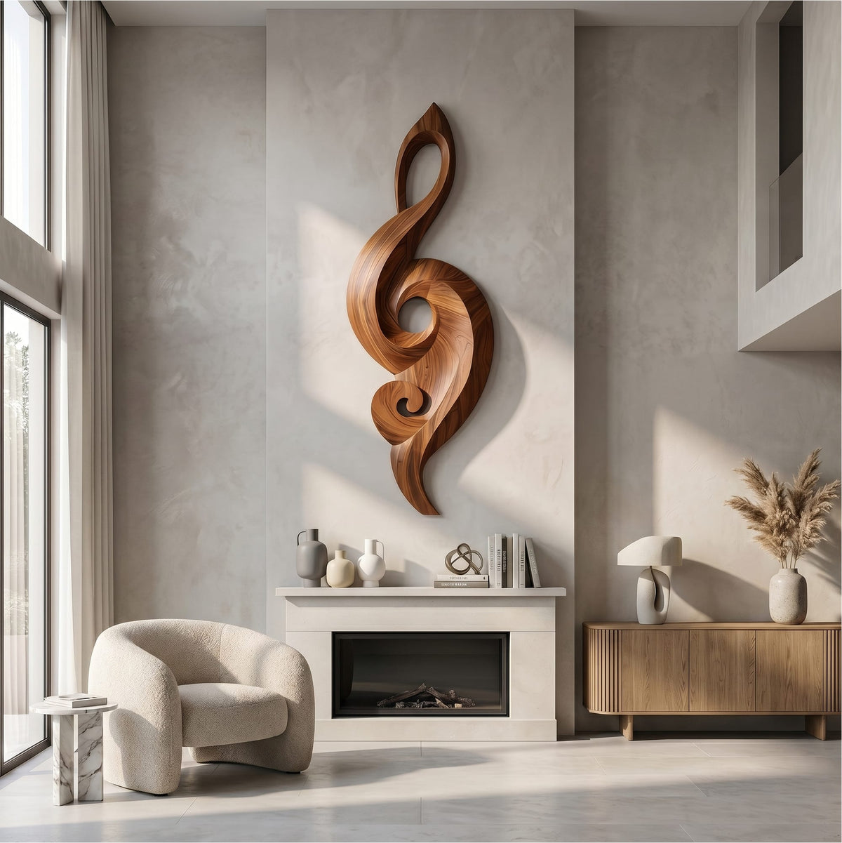 Minimal Treble Wall Art