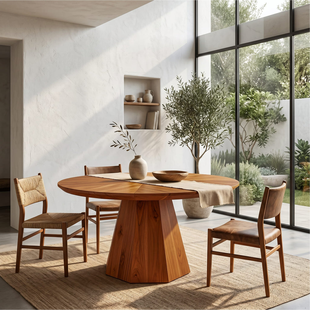Tapered Mid Century Dining Table