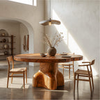 Pedestal Mid Century Dining Table