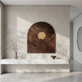 Sunburst Sculptural Wall Art