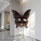 Sculptural Butterfly Floating Shelf