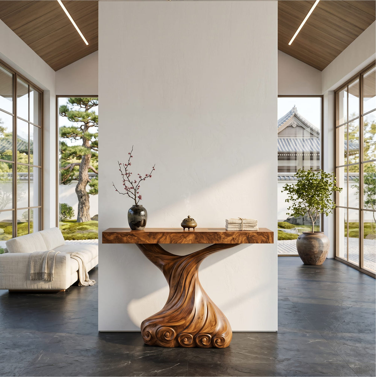 Twist Abstract Console Table