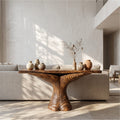 Sculptural Ribbon Console Table