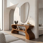 Architectural Curved Console Table