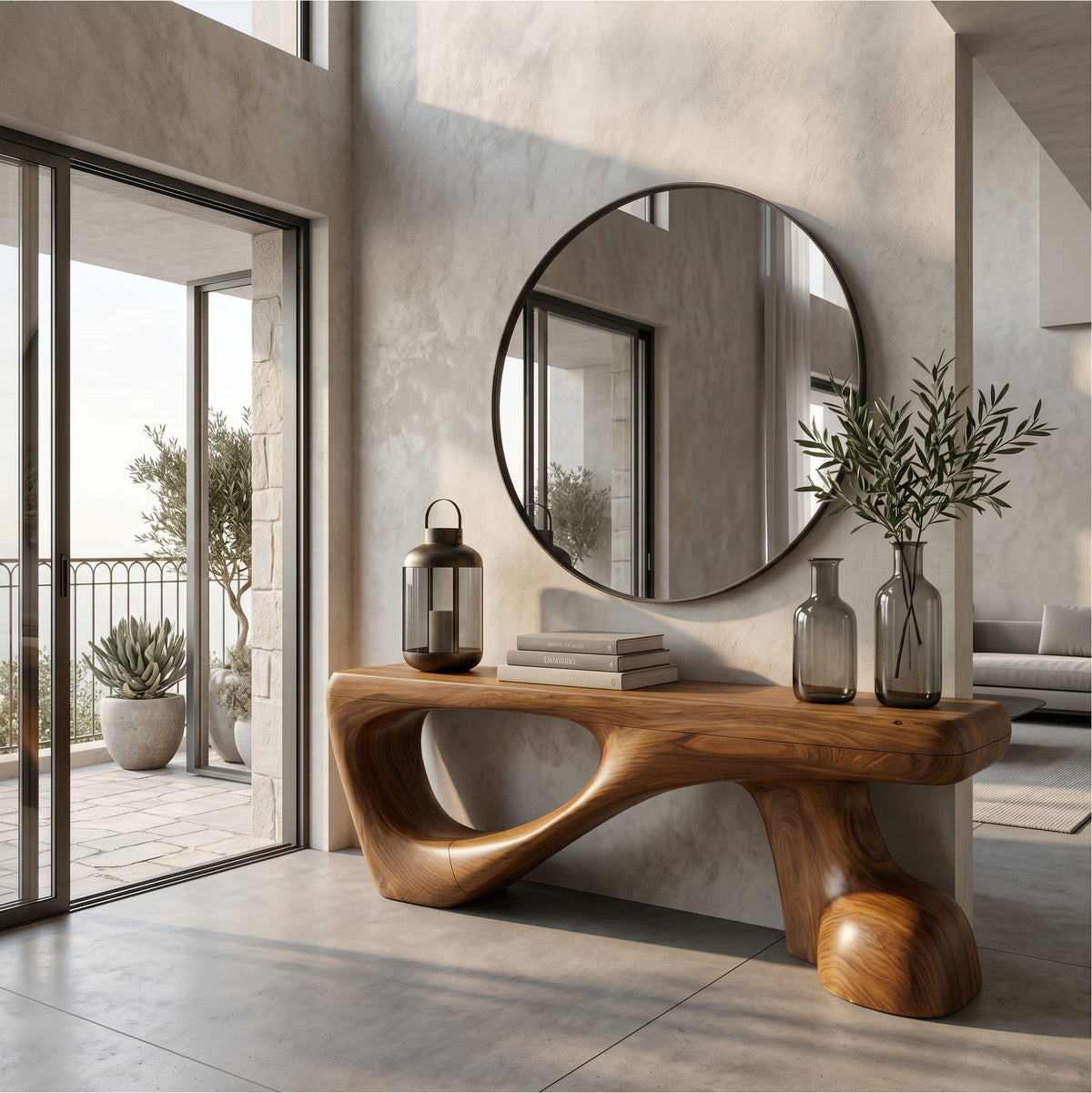 Organic Inspired Console Table