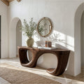 Curved Structure Console Table