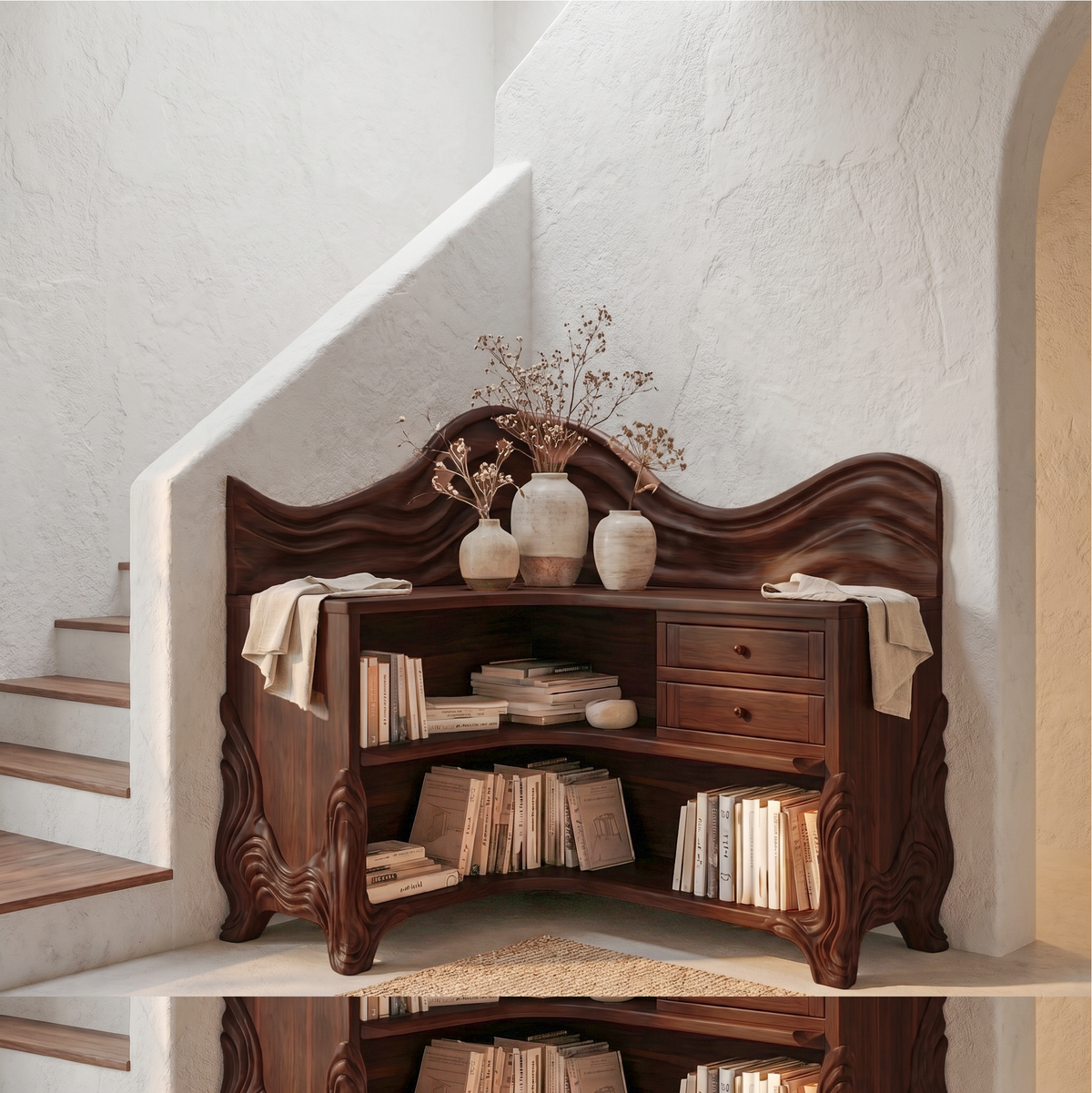 Wave Open Bookshelf