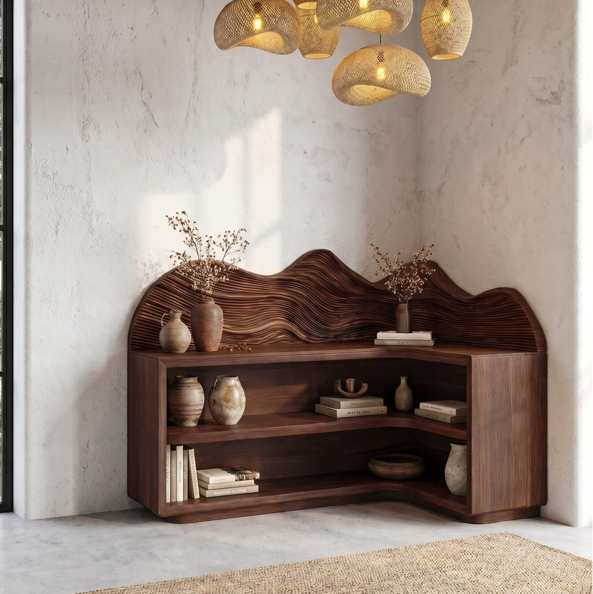 Contemporary Bookcase Floating Shelf