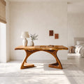 Curved Open Frame Desk