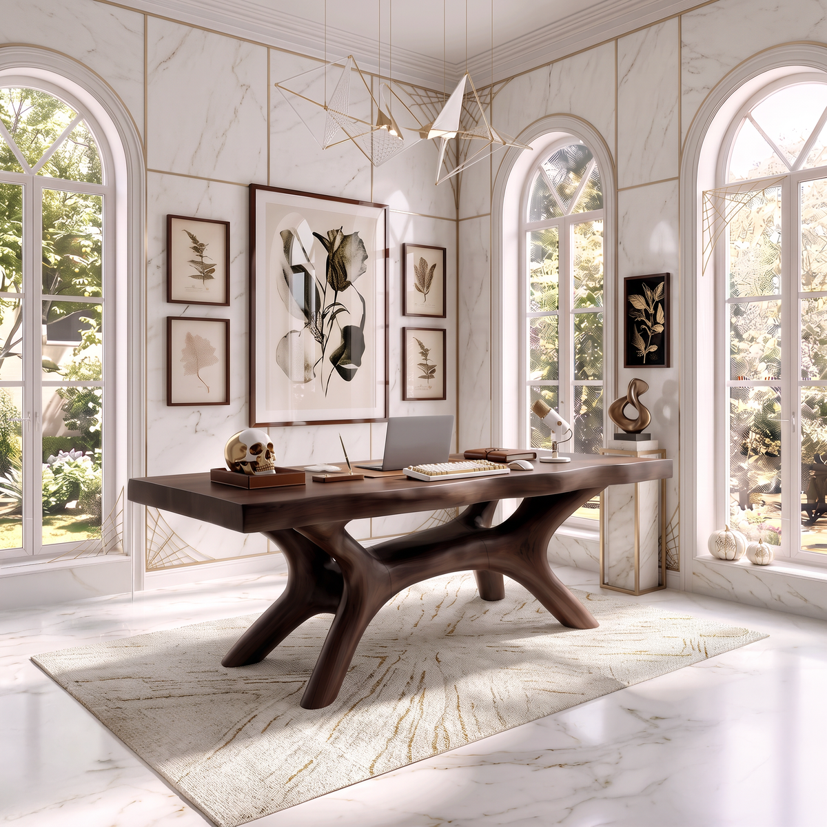Arched Sculptural Desk