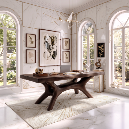 Arched Sculptural Desk