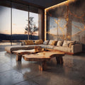 Organic Live Edge Centerpiece Coffee Table