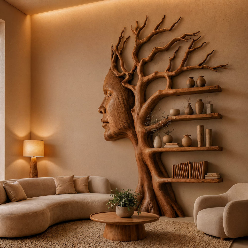 Fantasy Sculptural Tree Bookshelf