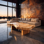 Live Edge Sculptural Centerpiece Coffee Table