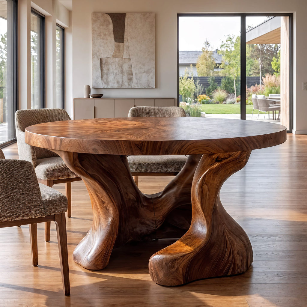 Round Hollow Dining Table