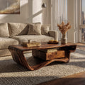 Curved Drawer Coffee Table