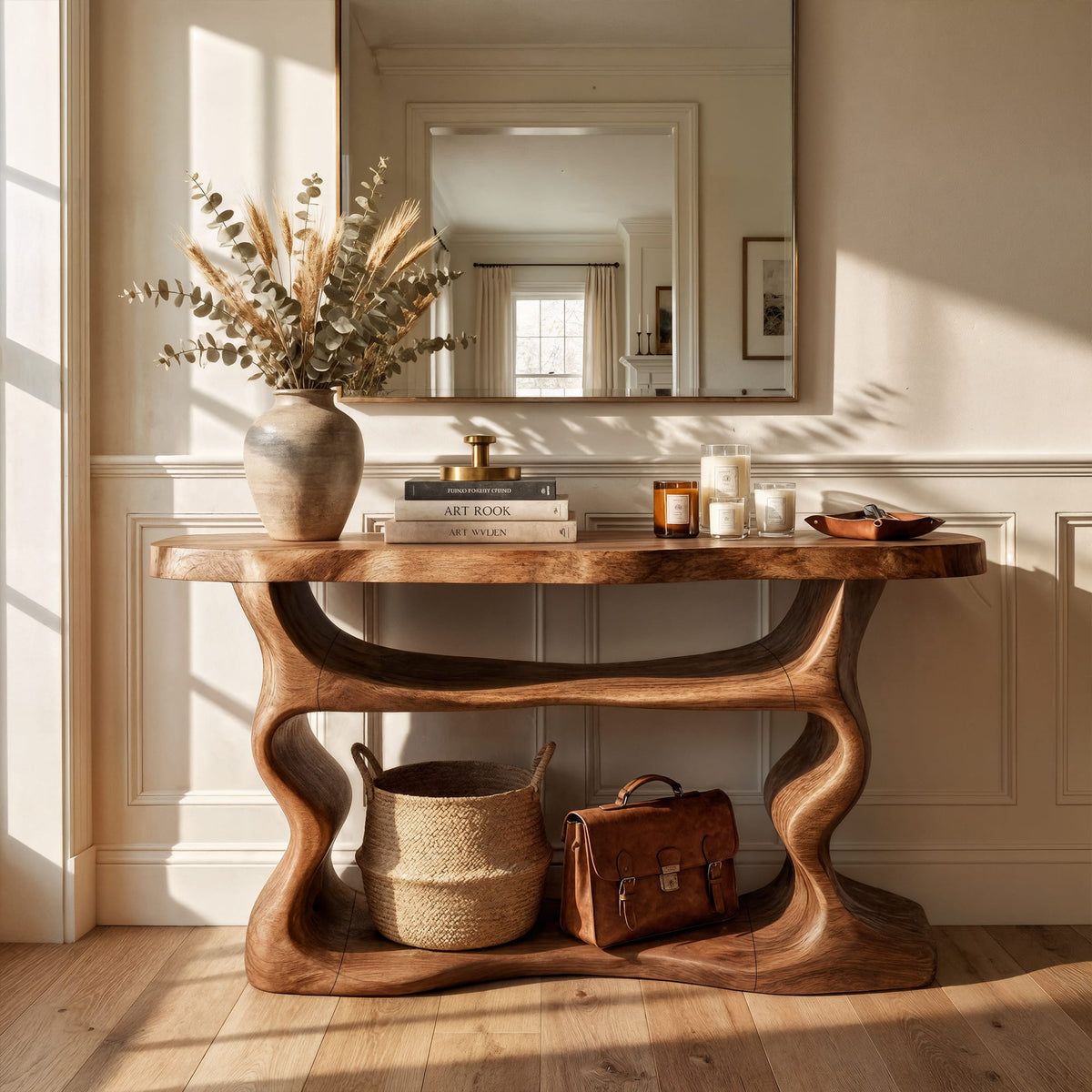 Scandinavian Mid Century Console Table