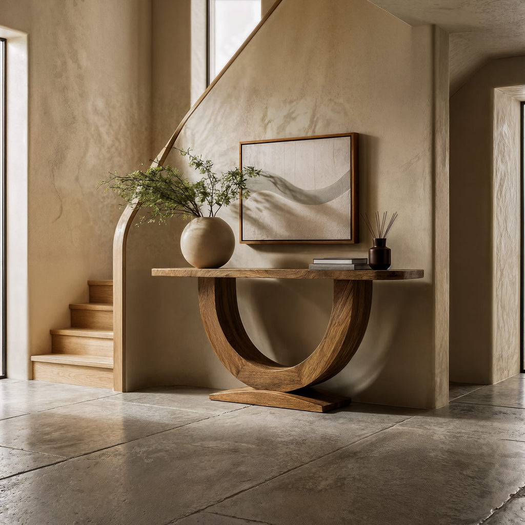 Organic Contemporary Console Table
