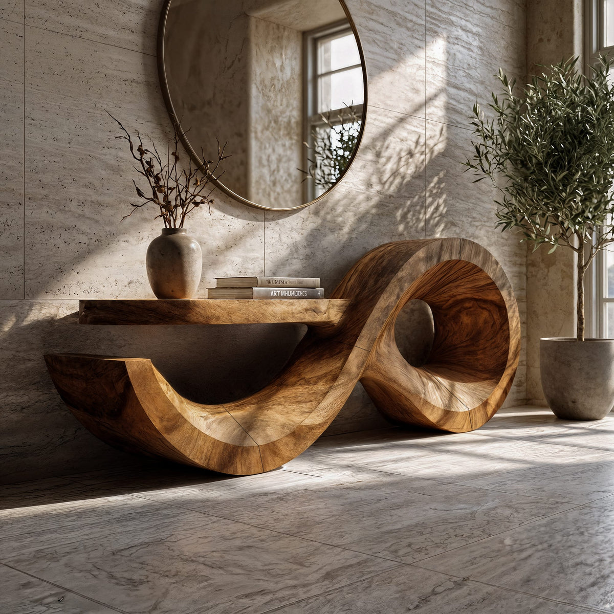 Wave Sofa Console Table