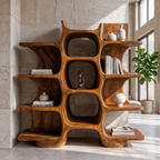 Minimalist Bookshelf Shelves, solid wood, built to order