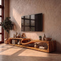 Round Minimal TV Cabinet