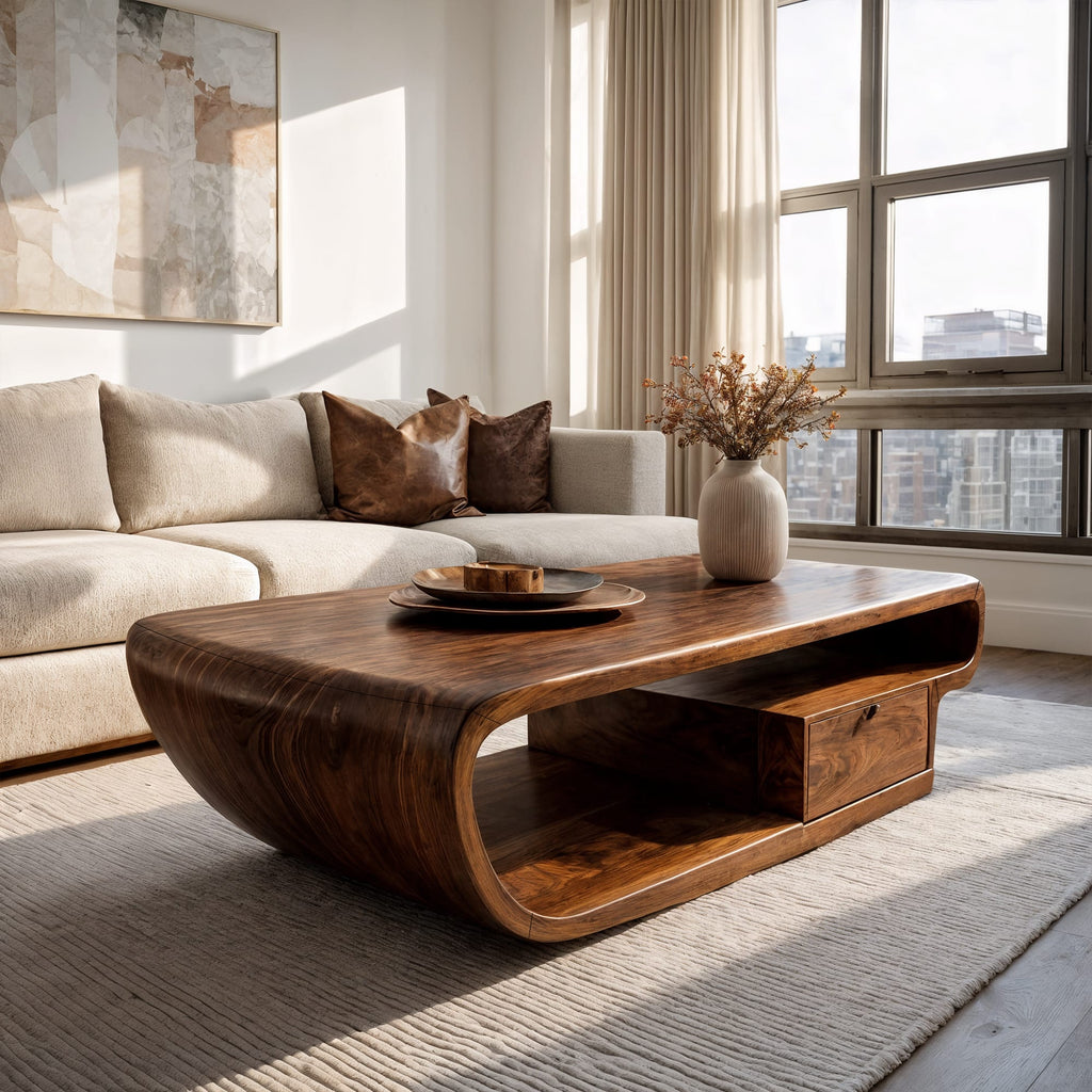 Sculptural Accent Coffee Table