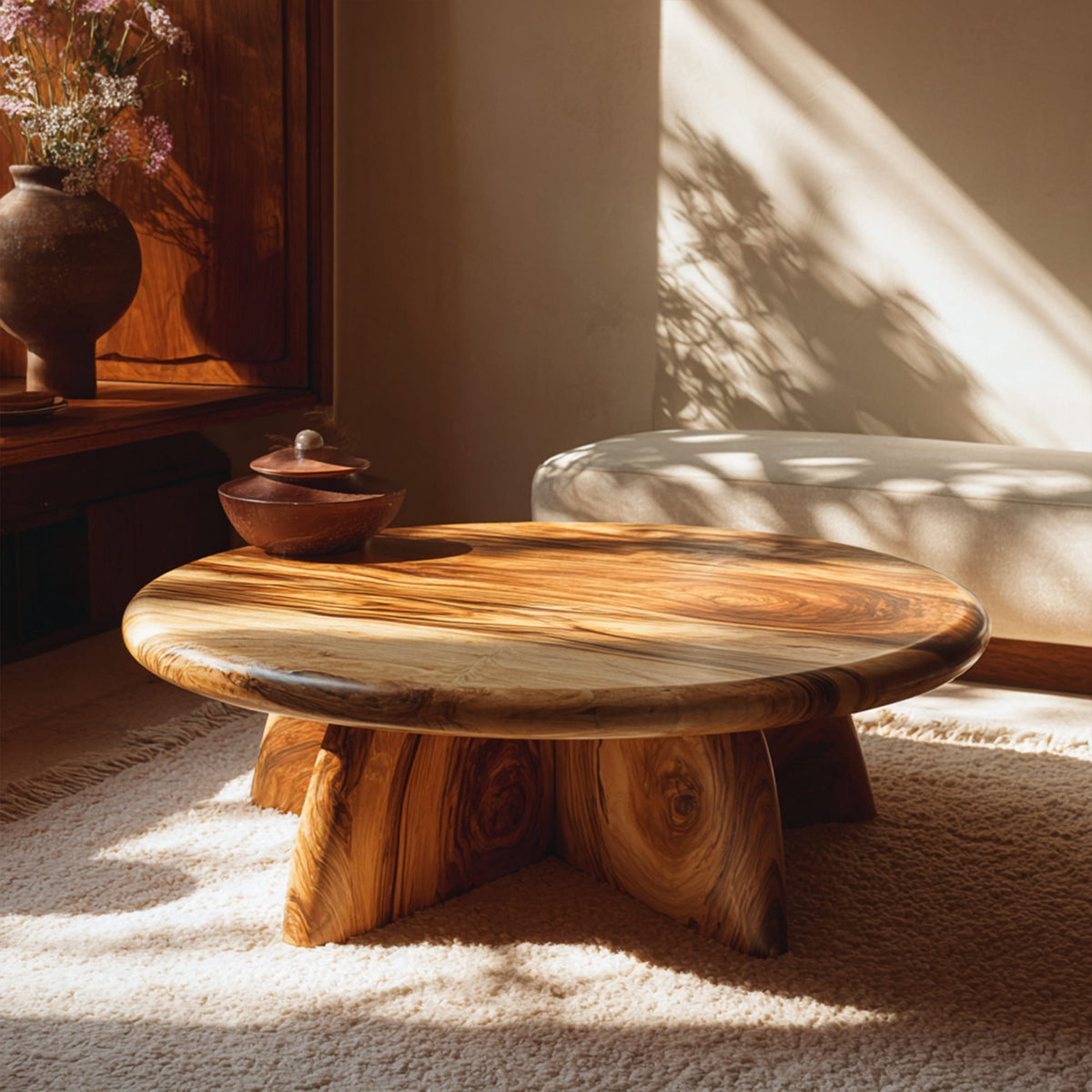 Solid Stump Coffee Table