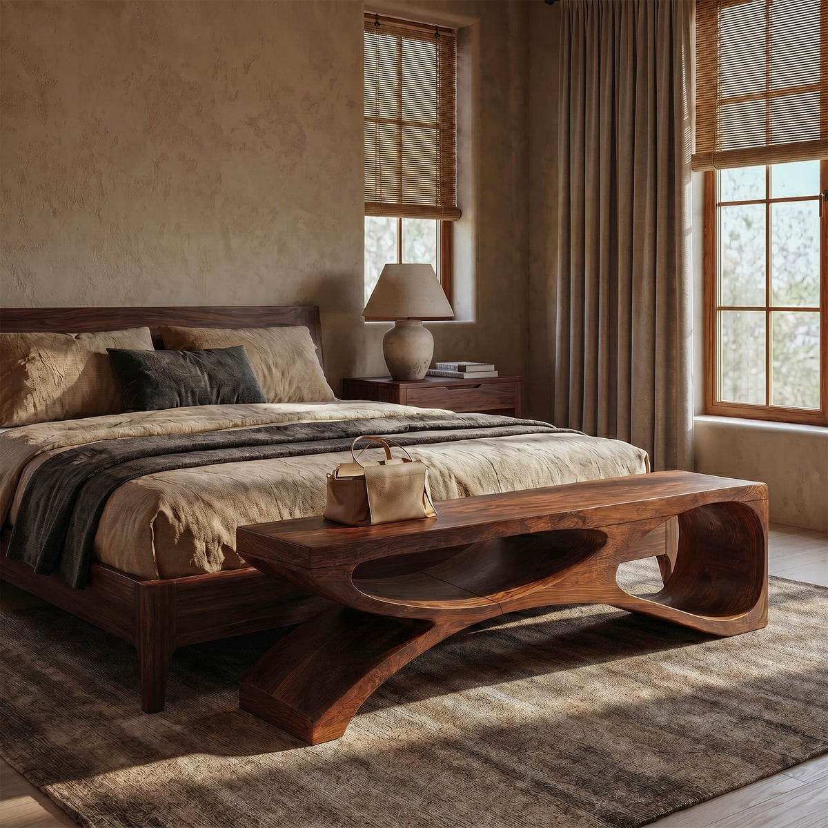 Sculptural Contemporary Headboard