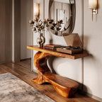 Curved Base Console Table