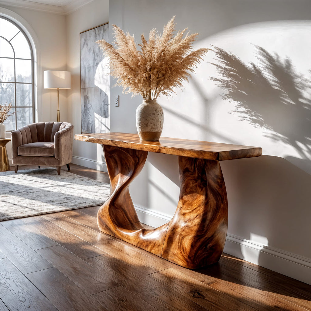 Modern Wavy Console Table