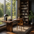 Live Edge Stump Desk