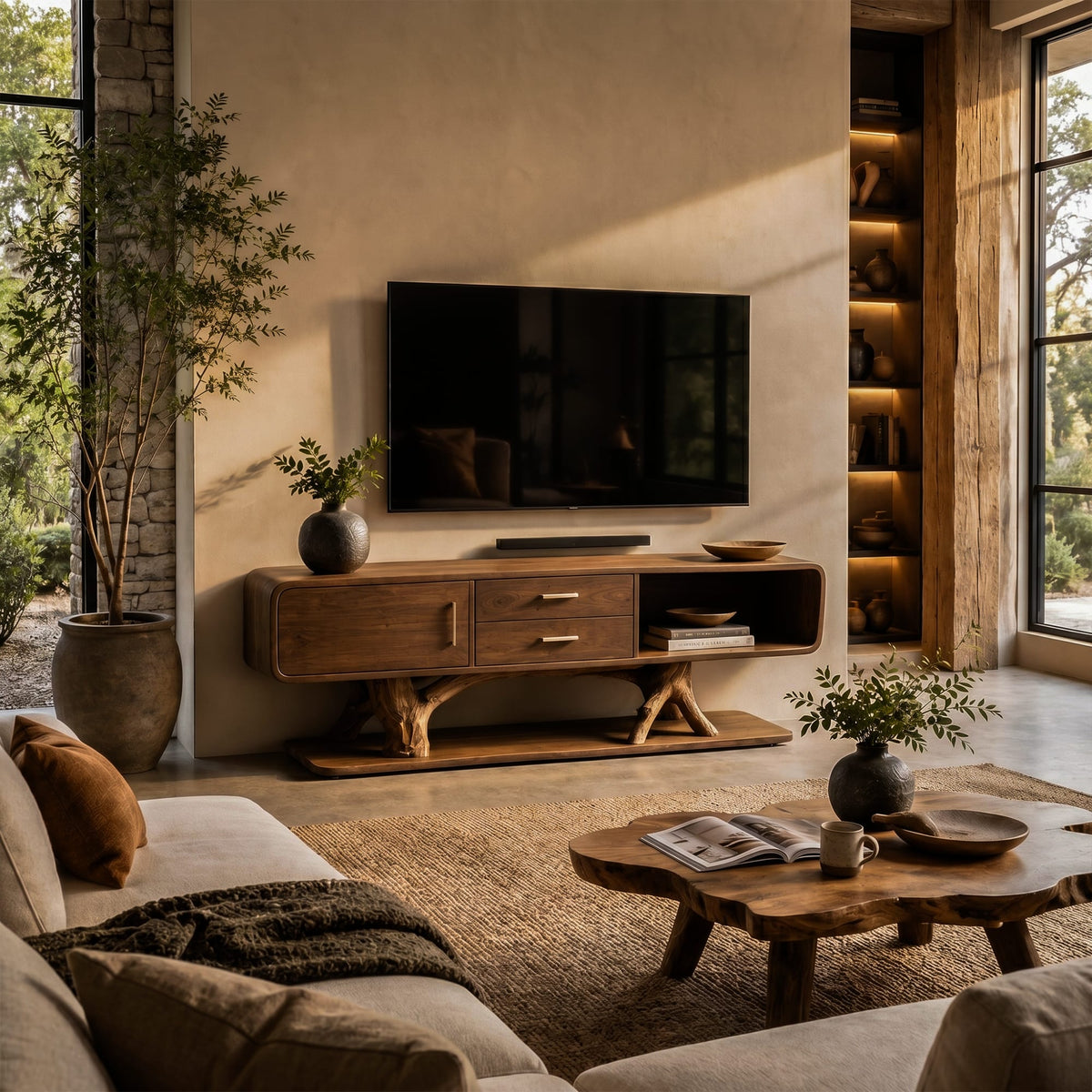Organic Drawers TV Cabinet