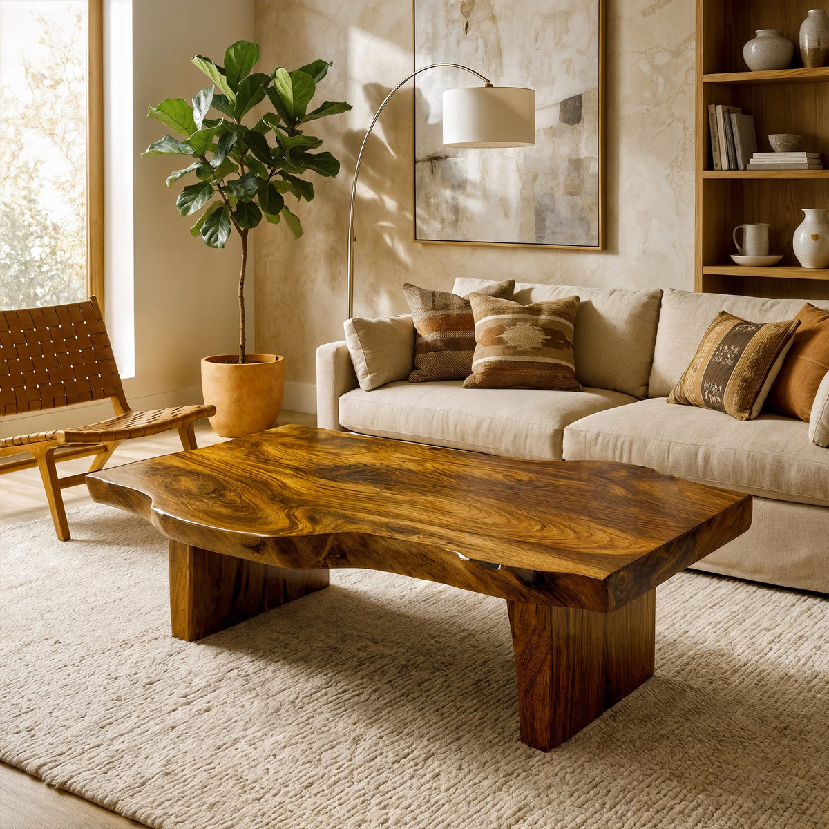 Solid Square Coffee Table