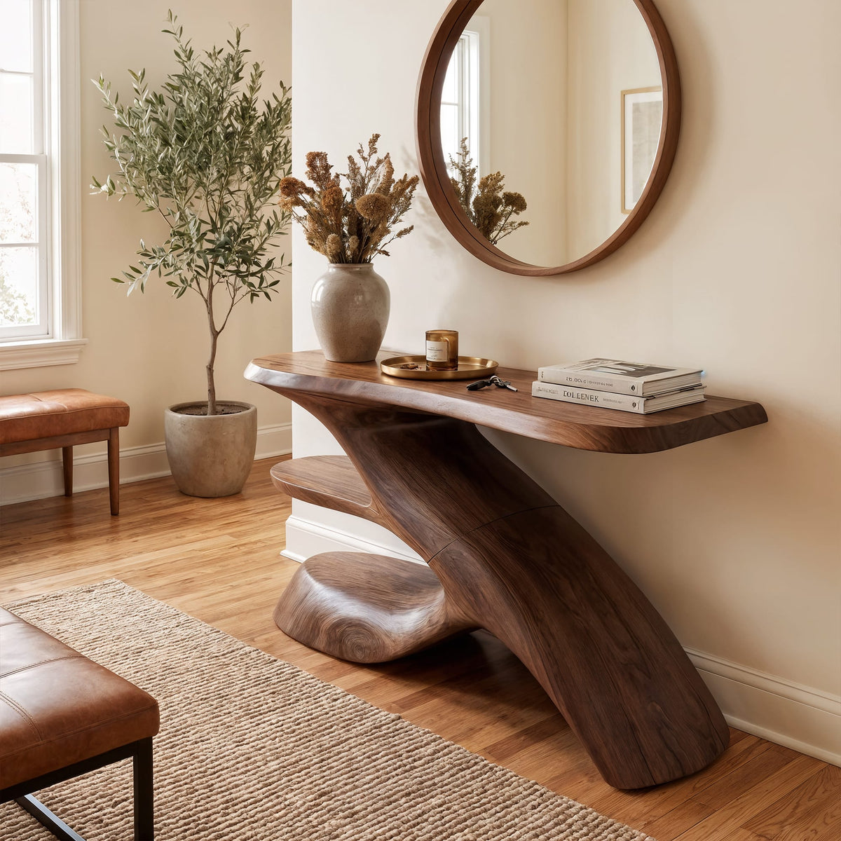 Solid Console Table