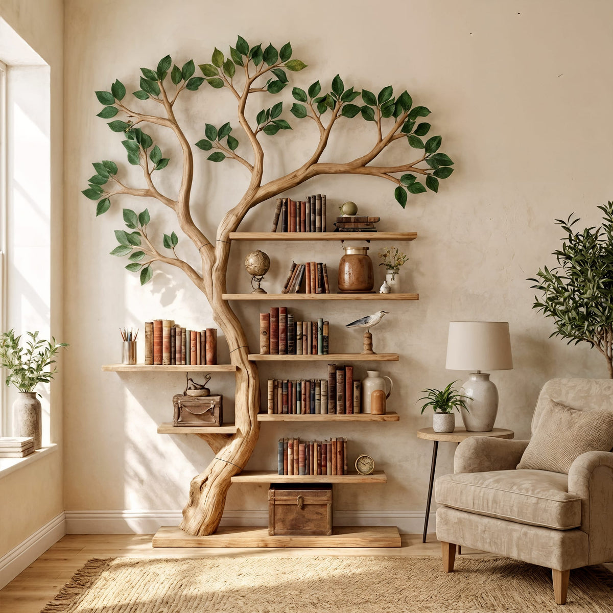 Office Artistic Tree Bookshelf
