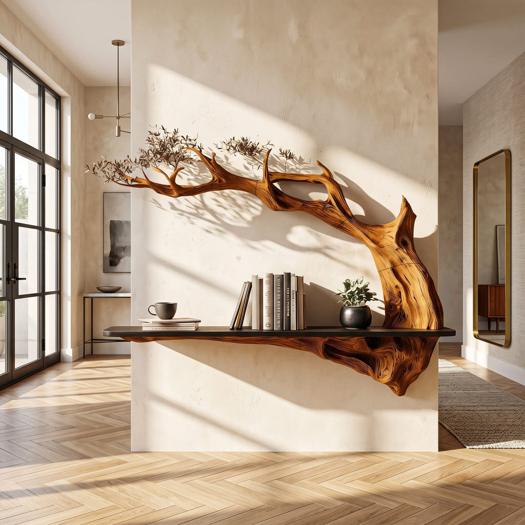Tree Storage Wall Shelf