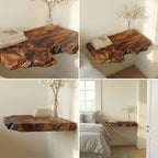 Organic Floating Nightstand