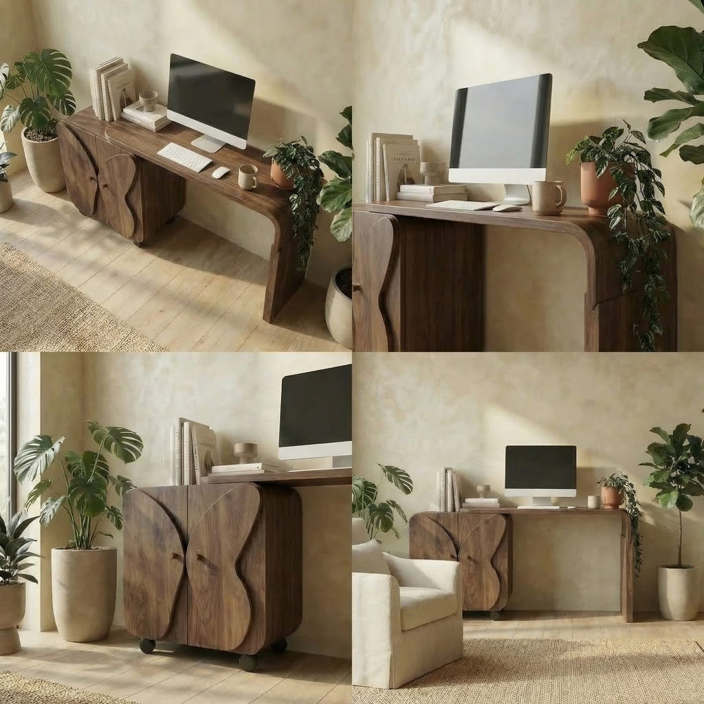 Mid Century Solid Desk