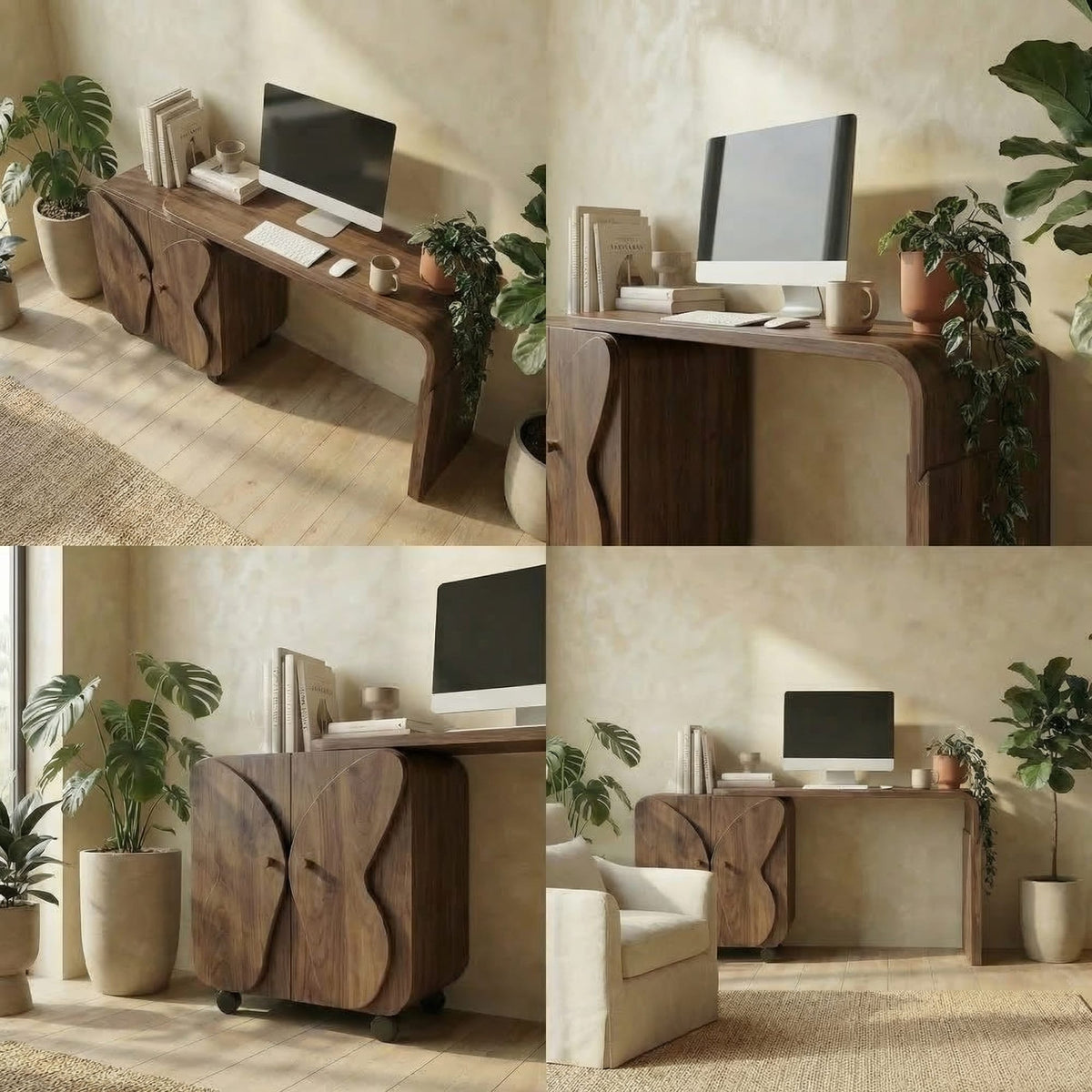 Mid Century Solid Desk