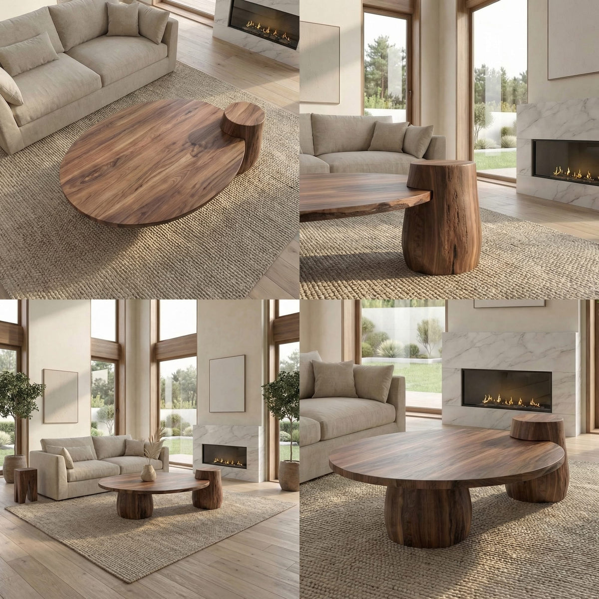 Sculptural Lounge Coffee Table
