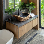 Handcrafted Wash Basin, solid wood, built to order