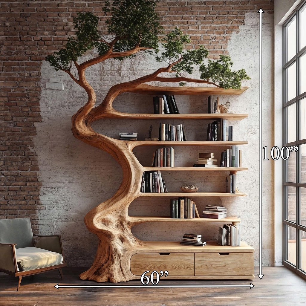 Storage Branch Tree Bookshelf