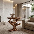 Sculptural Display Nightstand