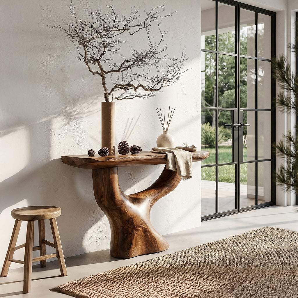 Sculptural Tree Console Table