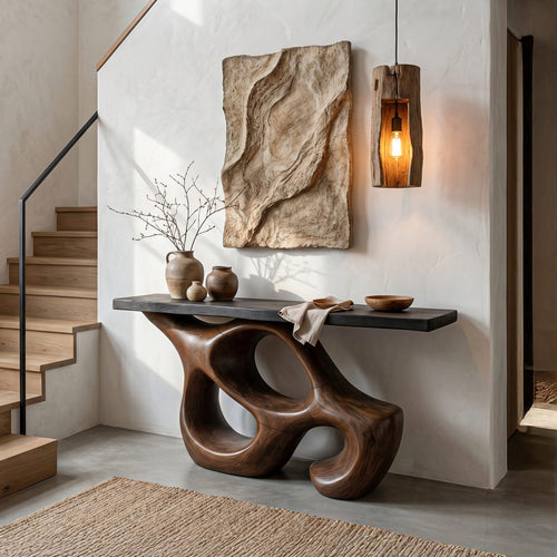 Abstract Hollow Console Table