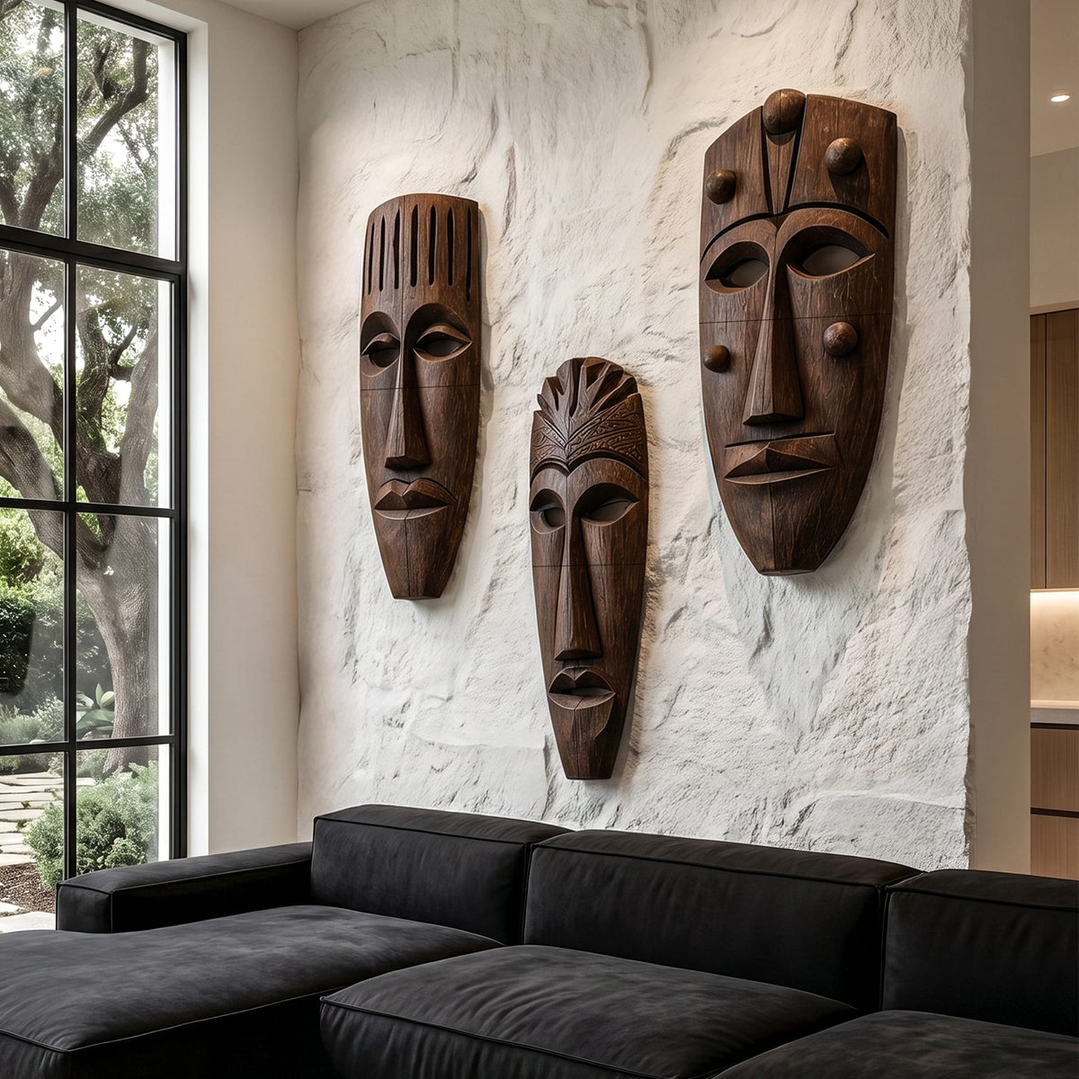 Hand-carved Set Wall Art