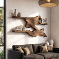 Live Edge Book Floating Shelf