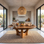 Curved Contemporary Dining Table